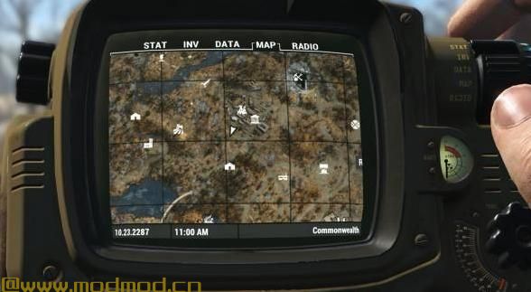 辐射4MOD 卫星世界地图