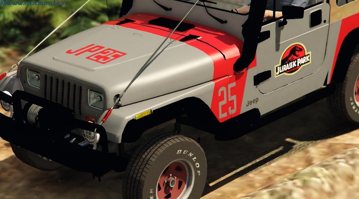 侠盗猎车手5「GTA5」Mod: 侏罗纪公园Livery为Hilux5577的牧马人