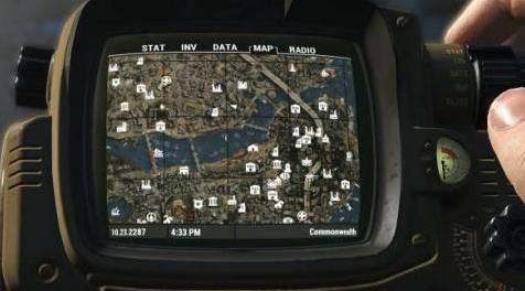 辐射4MOD 卫星世界地图