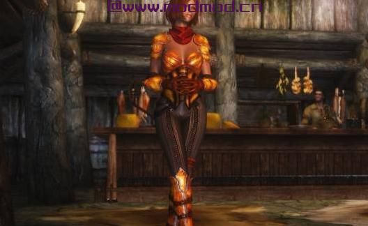 上古卷轴5：天际MOD Demon Hunter Armor V2 整合版，双身形、双色