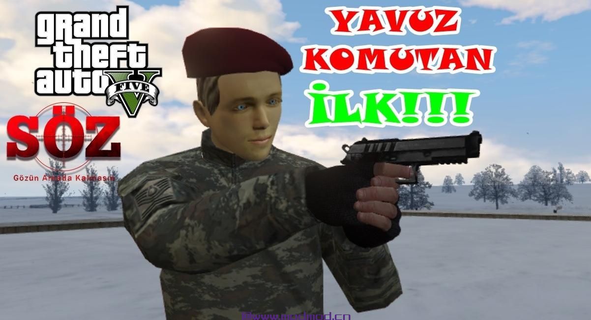 侠盗猎车手5「GTA5」Mod: SÖZ-Yavuz指挥官