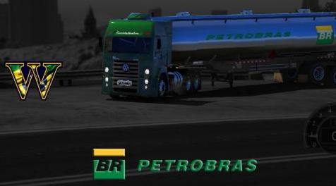 侠盗猎车手5「GTA5」Mod: 坦克拖车卡车Petrobras BR  - 巴西拖车油轮