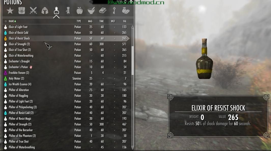 上古卷轴5：重置版MOD 加权 - 兼容物品重量Mod