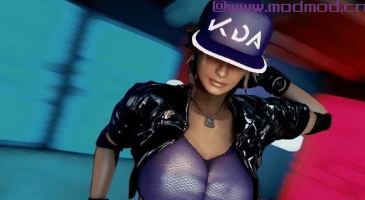 辐射4MOD Kda Akali Cap  - 发光和Colorswaps