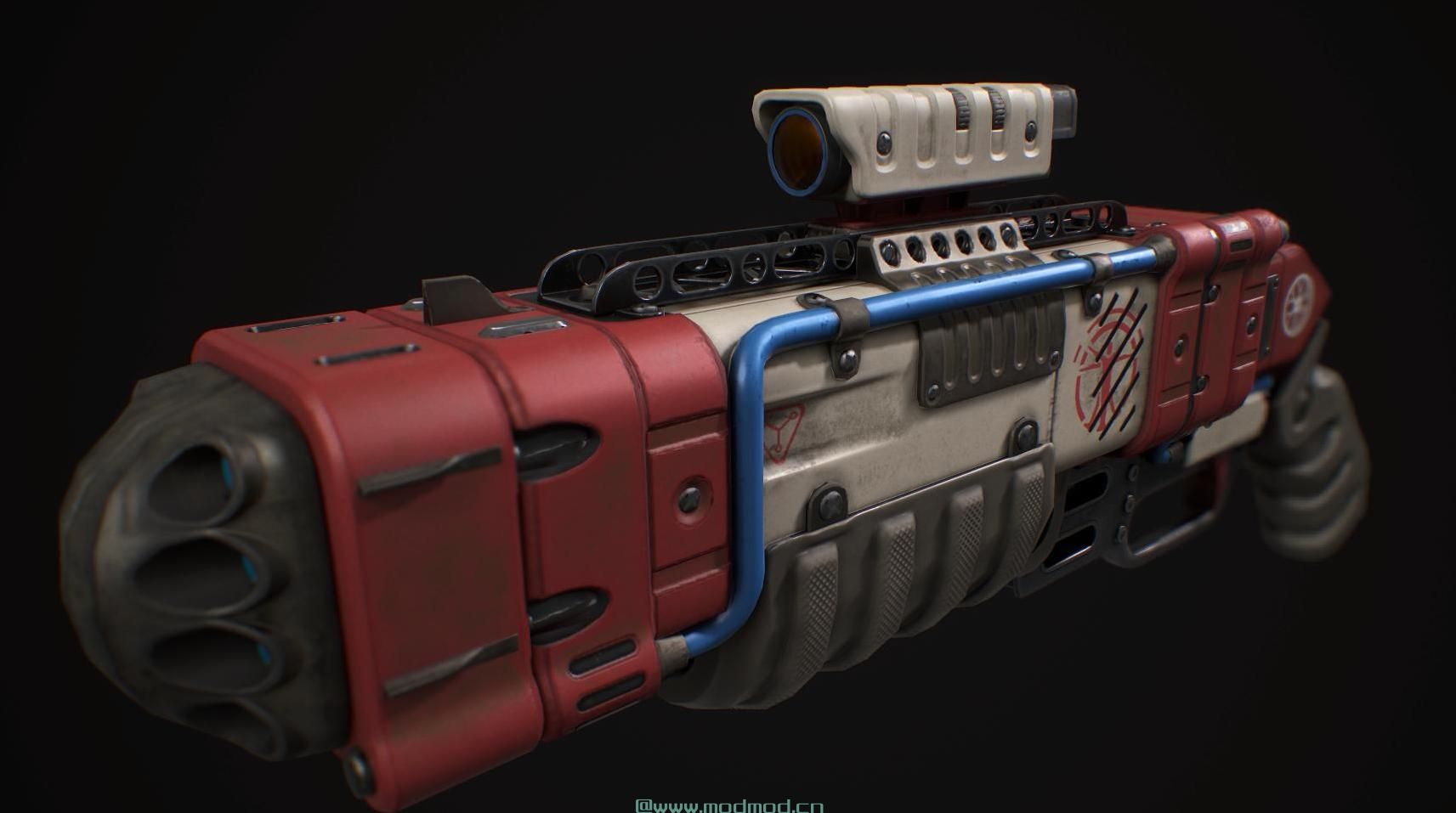 辐射4MOD CROSS_BreakActionLaser