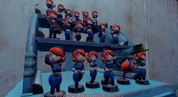 辐射4MOD Bobble Girl  - 与Slooty Vault Suit