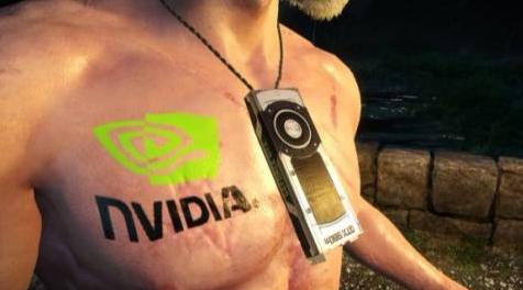 巫师3：狂猎MOD Geralt NVIDIA Tatoo和GTX 980 Ti吊坠