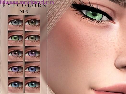 模拟人生4MOD Eyecolors N09 眼球