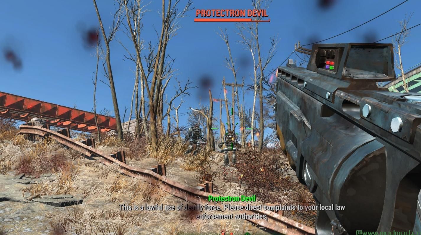 辐射4MOD 10毫米左轮手枪柯尔特6520