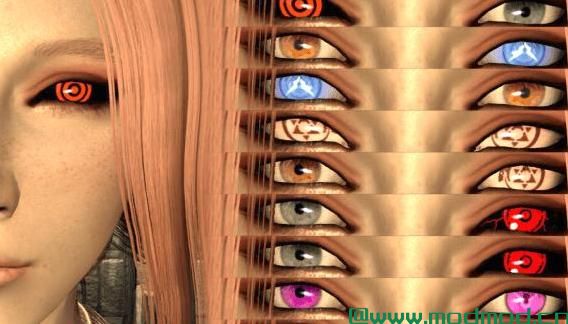 上古卷轴5：天际MOD 各式各样的动漫眼睛-CHRISRICHARDZ ANIME EYES