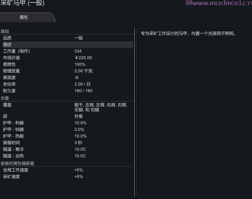 边缘世界(环世界)MOD [Mod汉化+DLL汉化][V1.0][采矿]MiningCo. MiningHelmet-采矿装备