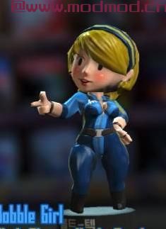 Bobble Girl  - 与Slooty Vault Suit
