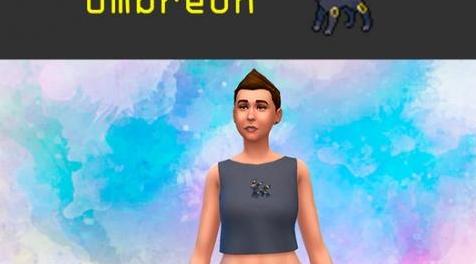 模拟人生4MOD Pokemon Crop Top 口袋妖怪上衣