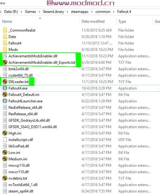 辐射4MOD 成就Mods Enabler