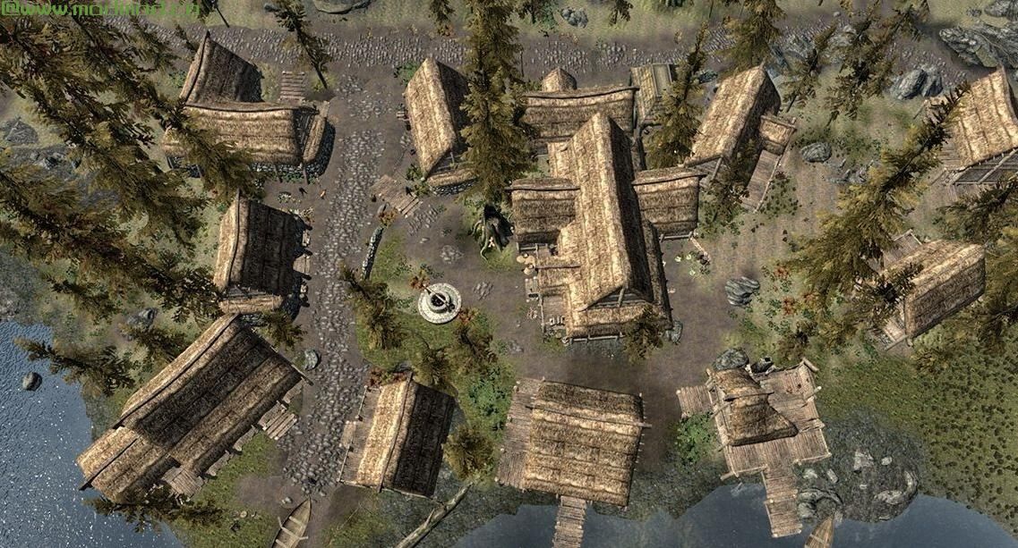 上古卷轴5：天际MOD 【汉化】【新城镇】Aurora Village (奥罗拉小镇~完成度不错的新城镇)