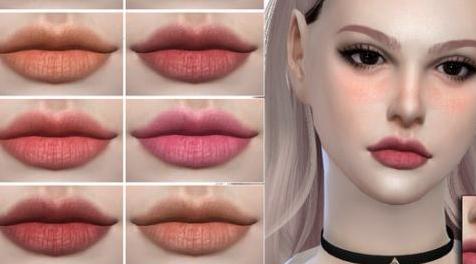 模拟人生4MOD S-Club WM ts4 Lipstick 201903 口红