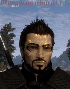 Geralt Deus Ex（头部模型纹理）