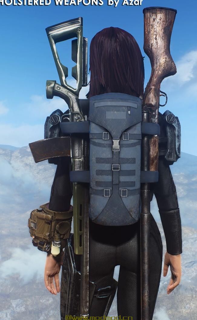 Azar v1_5的Holstered Weapons