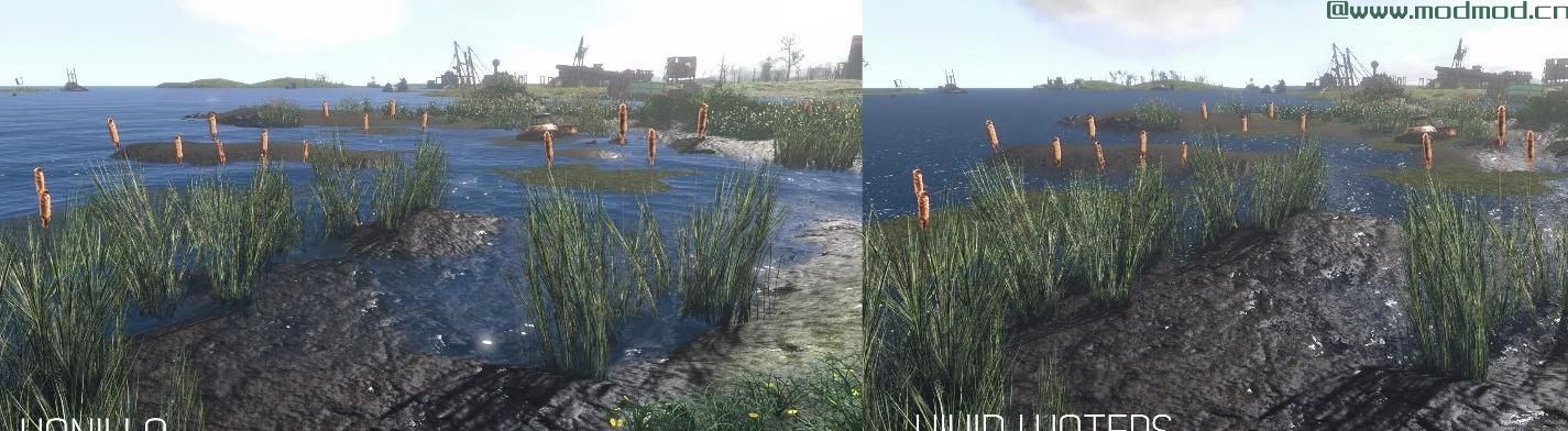 辐射4MOD 生动的水域 - 辐射水的大修4