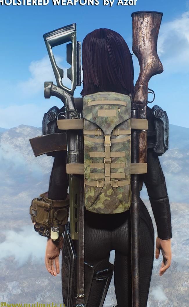 Azar v1_5的Holstered Weapons