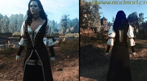 巫师3：狂猎MOD Yennefer的另类服装