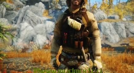 上古卷轴5：天际MOD 战地4-美国海军陆战队战斗套装 V1.0
