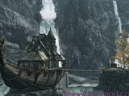 上古卷轴5：天际MOD Darkwater Manor（黑水庄园）一座设计新颖的房屋