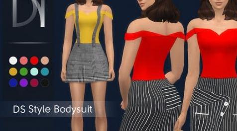 模拟人生4MOD DS Style Bodysuit [HQ] 衣服