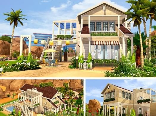 模拟人生4MOD Beach Abode 房子