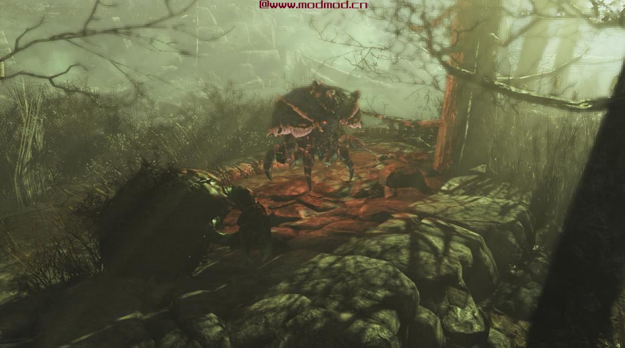 辐射4MOD 发光的动物发光