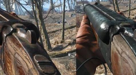 辐射4MOD ScratchMade  - 新双枪霰弹枪纹理