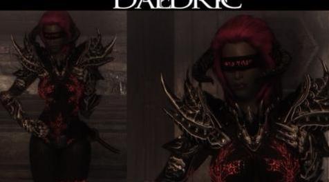 上古卷轴5：天际MOD 分享&ldquo;血光恶魔甲替换原版恶魔甲&rdquo; 修正丢失材质。