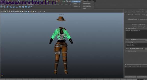 maya的NIF插件更新：Maya 2016 Nif Plugin Updated 2.1 汉化增强版 集成了胖瘦转换