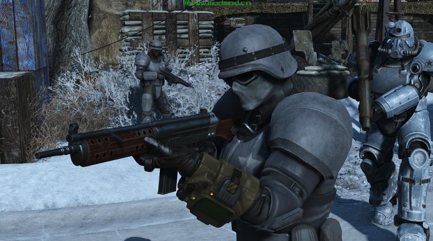 辐射4MOD R91  - 辐射3突击步枪