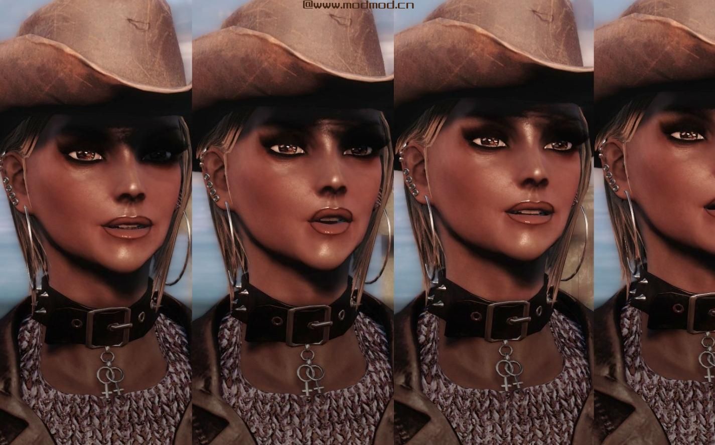 辐射4MOD HN66s和XAZOMNs FO4的独特牙齿