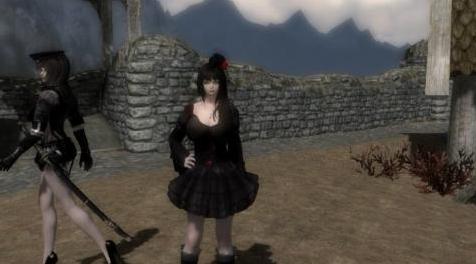 上古卷轴5：天际MOD 老服装 hentai Dark Rose &ldquo;重置&rdquo;UN7B TBBP