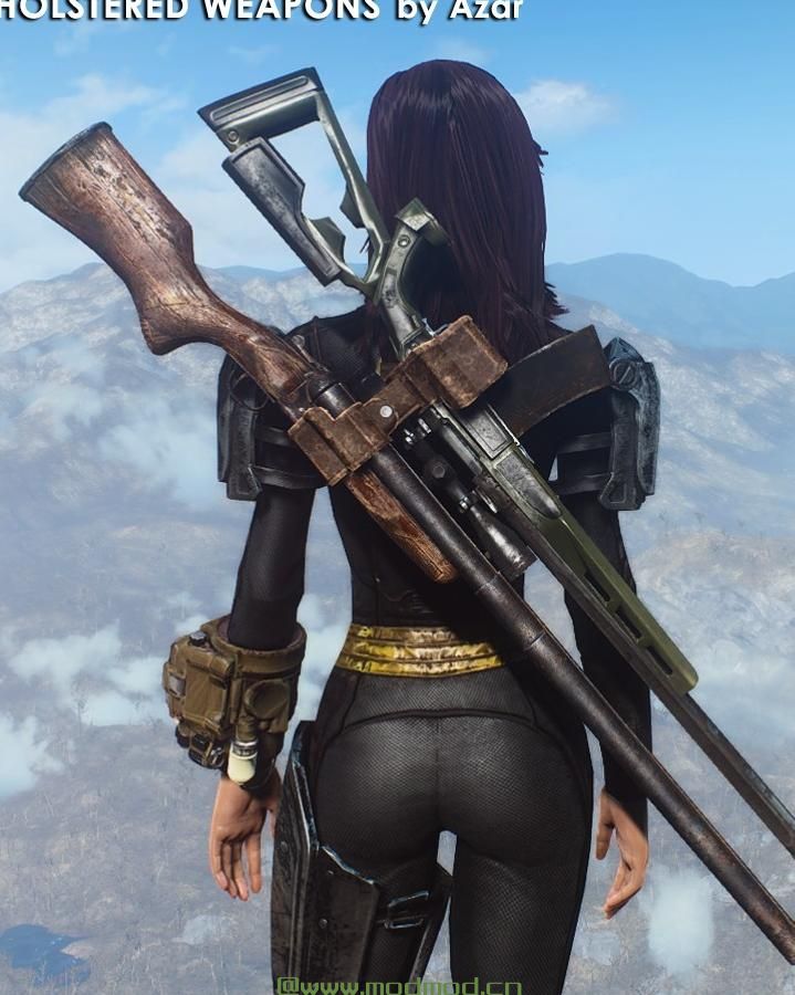 Azar v1_5的Holstered Weapons