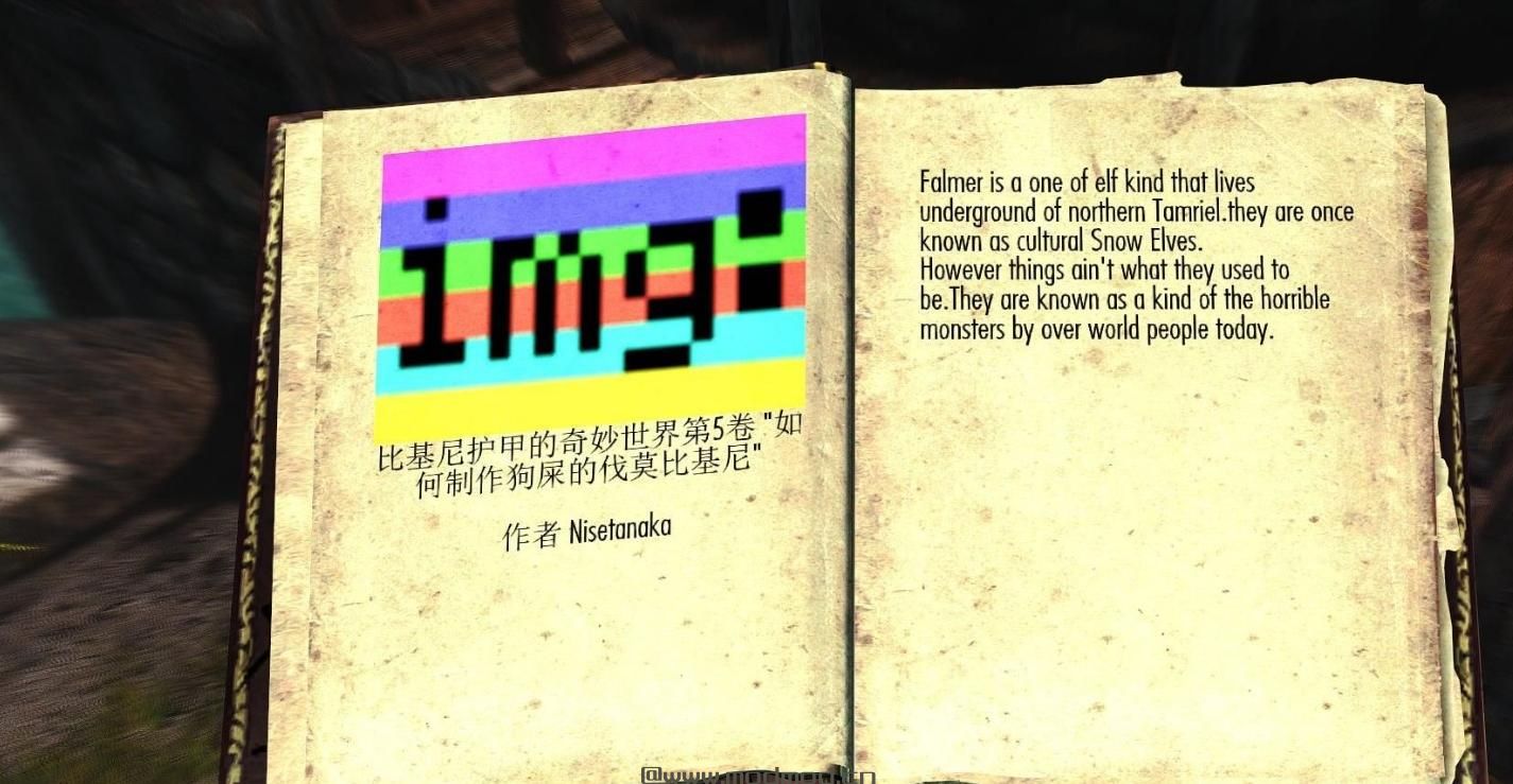 上古卷轴5：天际MOD Falmer Bikini Armor    雪精灵比基尼护甲