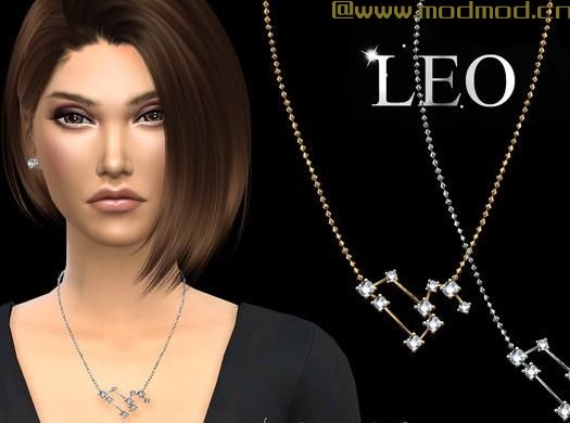 NataliS_Leo zodiac necklace 项链