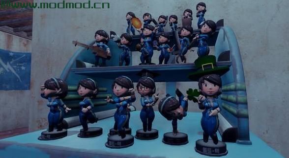 Bobble Girl  - 与Slooty Vault Suit