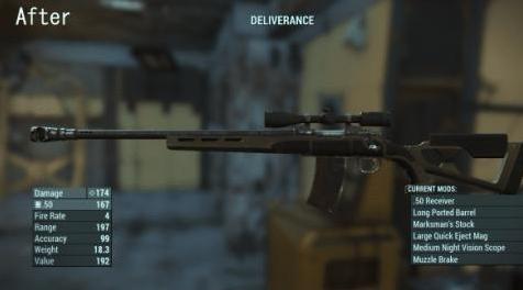 辐射4MOD 狩猎步枪（狙击手）伤害增加