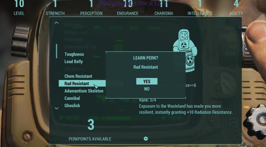 辐射4MOD LevelUpMenuEx