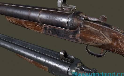 辐射4MOD ScratchMade  - 新双枪霰弹枪纹理