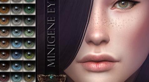 模拟人生4MOD Minigene Eyes (Facepaint) 眼球