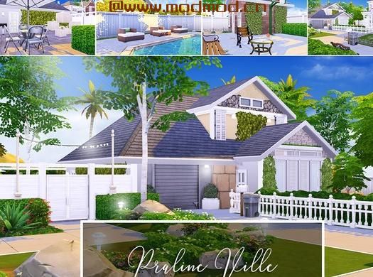 模拟人生4MOD Praline Ville 房子