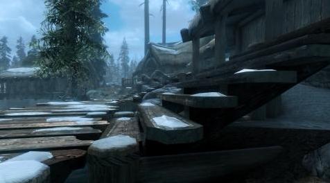 上古卷轴5：重置版MOD 在屋顶固定下没有雪