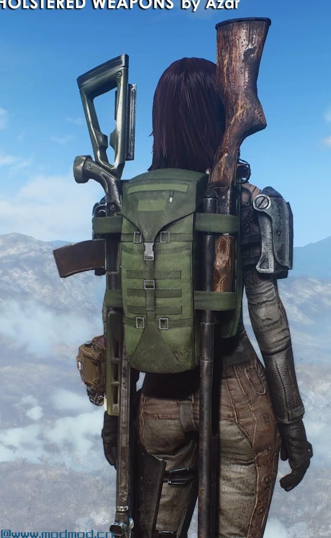 Azar v1_5的Holstered Weapons