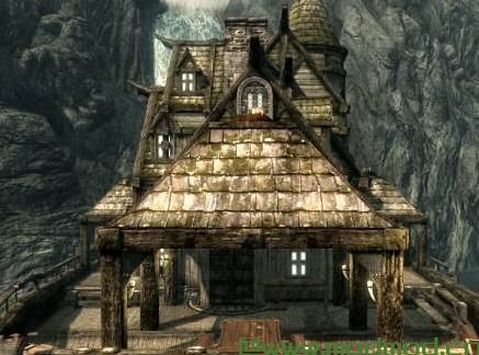 上古卷轴5：天际MOD Darkwater Manor（黑水庄园）一座设计新颖的房屋