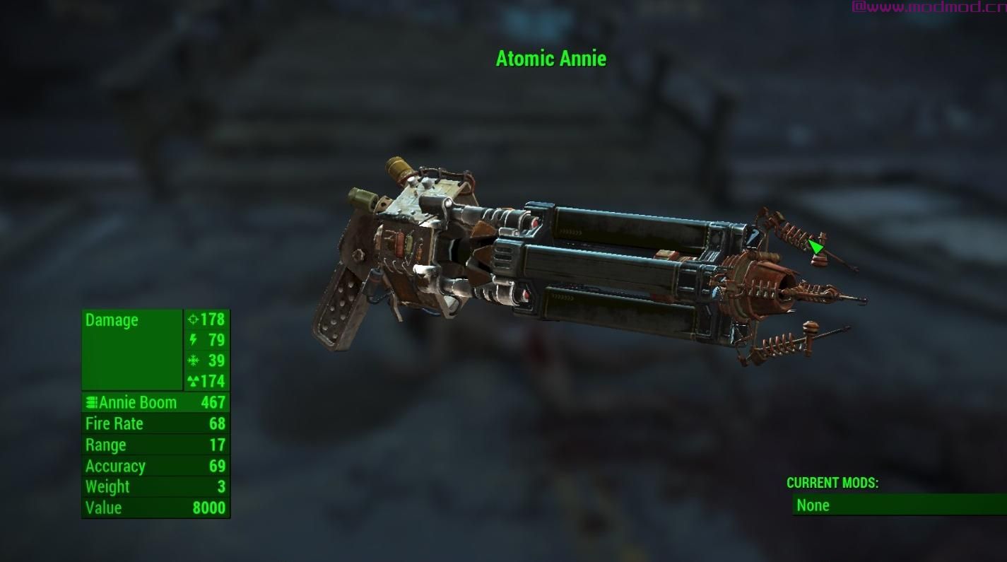 原子安妮 - 独特的枪