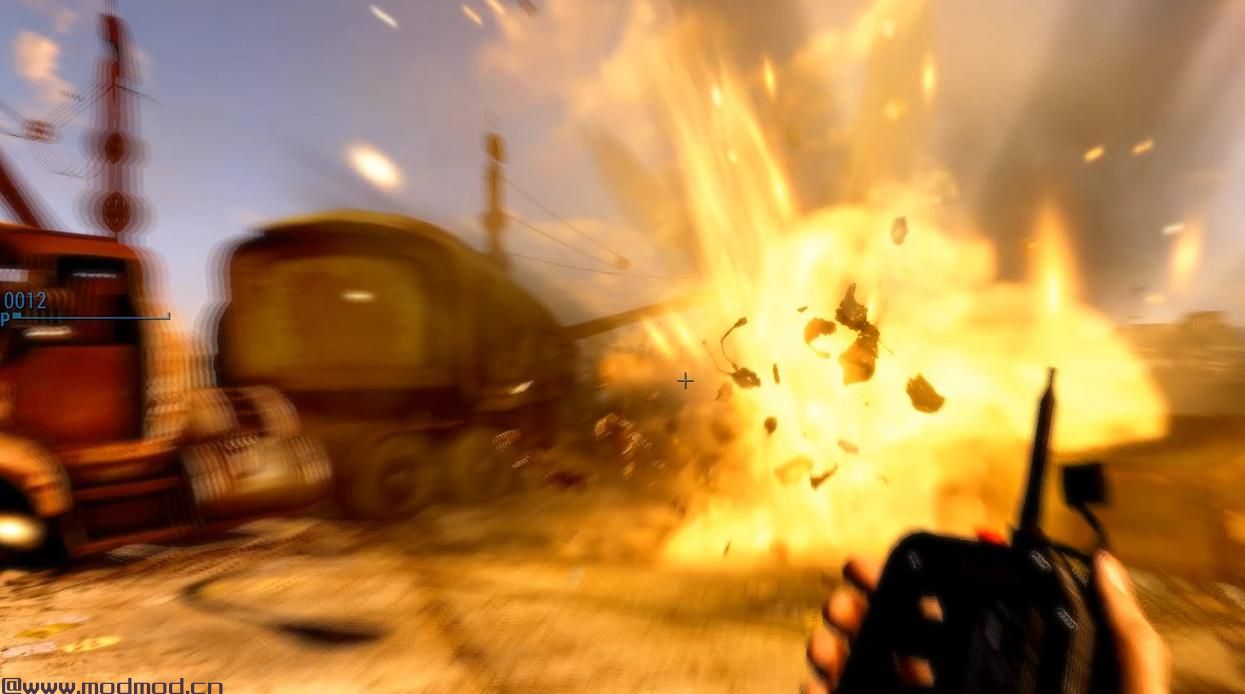 远程炸药 - 带雷管的C4等